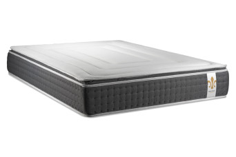 Matelas 160x200 cm Ressorts ensachés et Mémoire de forme - Vingt-Six PLUS