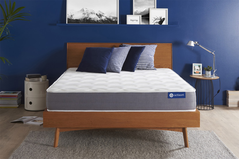 Matelas 180x220 cm Ressorts ensachés et Mémoire de forme - Actiflex Dream