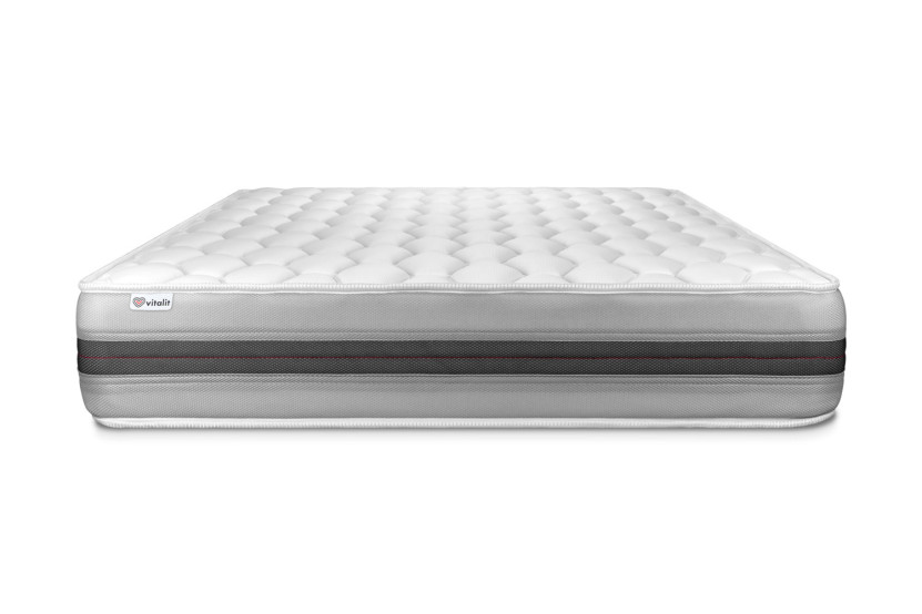 Matelas 140x190 cm Ressorts ensachés et Mémoire de forme - Vitalspring Recover