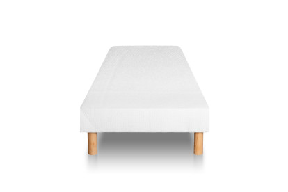 Ensemble Matelas Sommier 80x200 cm - Sommier Blanc (déjà monté) - Exclusive
