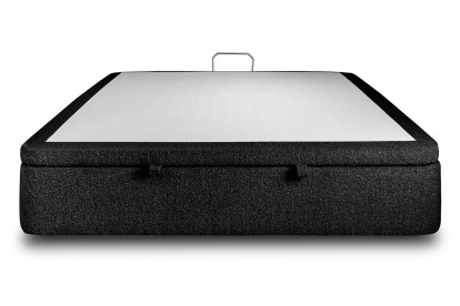 Sommier Coffre 200x200 cm - Bouclette - Noir