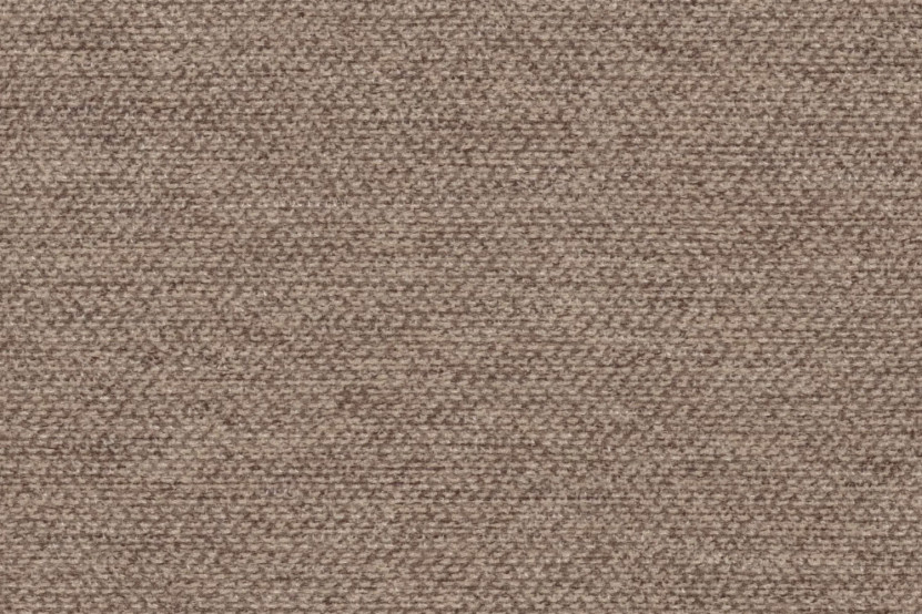 Méridienne convertible et modulable - Tissu lisse - Marron