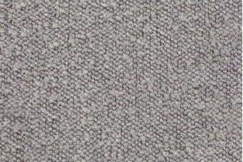 Lit 140x200 cm - Sommier à lattes H29 cm + tête de lit capitonnée - Tissu Bouclette Gris