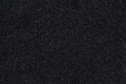 Lit 160x200 cm - Sommier tapissier H29 cm + tête de lit à lignes - Tissu Bouclette Noir
