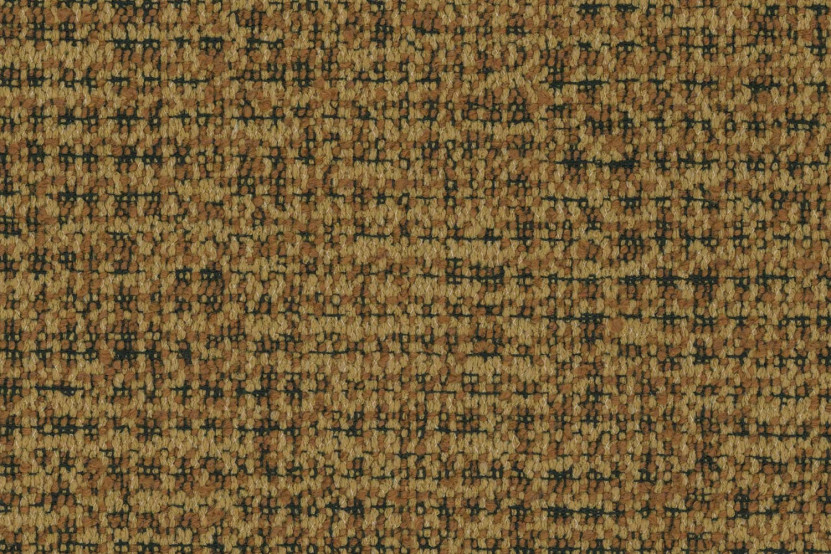 Pouf convertible et modulable - Tissu tweed - Jaune