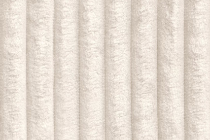 Méridienne convertible et modulable - Velours côtelé XL Blanc