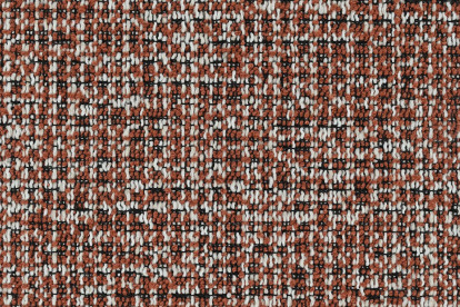 Canapé 4 places - 2 modules convertibles : Canapé 3 places + Fauteuil - Tissu tweed Rouge