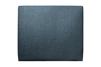 Tête de lit 140 cm Tapissée - Tissu Bouclette Bleu