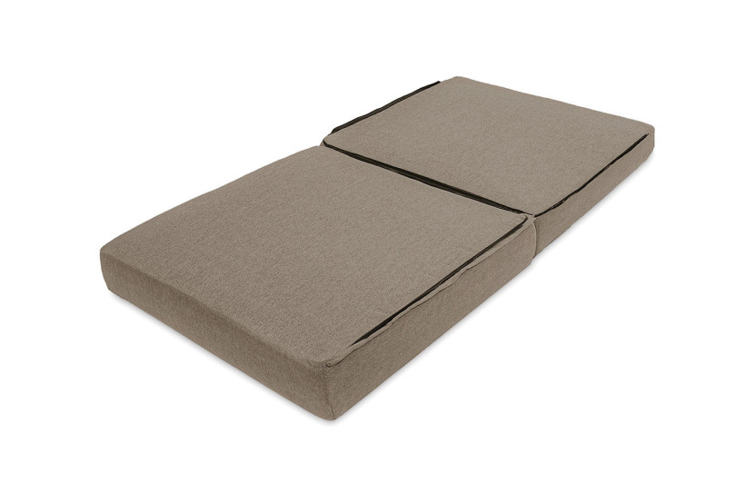 Fauteuil convertible et modulable - Tissu lisse - Taupe