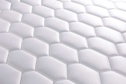 Pack lit complet 160x200 cm - Matelas + 2 Sommiers Blancs + 2 oreillers + Couette - Boost