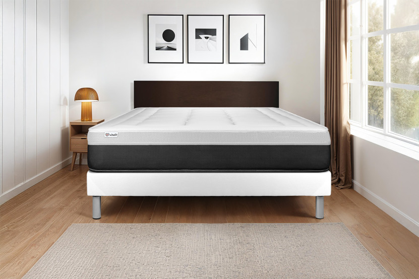 Matelas 90x190 cm Ressorts ensachés et Mémoire de forme - Vital Form