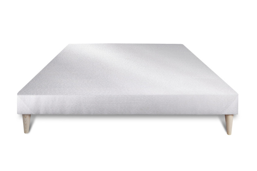 Ensemble Matelas Sommier 140x190 cm - Sommier Blanc (déjà monté) - Windsor