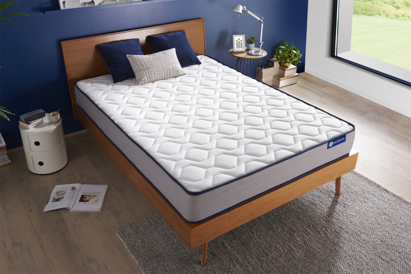 Matelas 140x210 cm Ressorts ensachés et Mémoire de forme - Actiflex Form