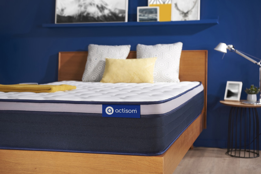 Matelas 120x200 cm Ressorts ensachés et Mémoire de forme - Actiflex Max
