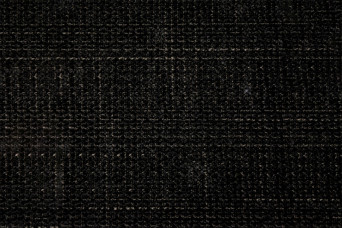 Lit 90x190 cm - Sommier à lattes H29 cm + tête de lit capitonnée - Tissu Toile natté Noir