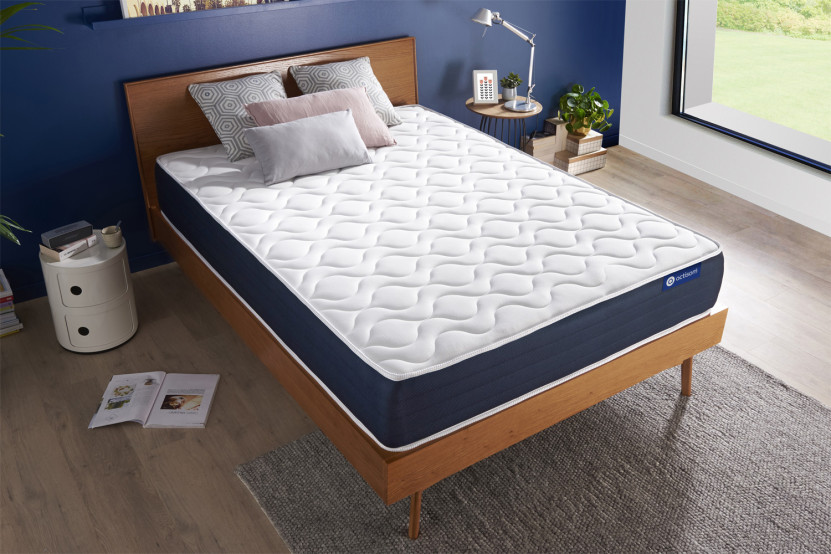 Matelas 80x210 cm Ressorts ensachés et Mémoire de forme - Actiflex Sleep