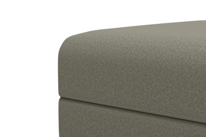 Pouf convertible et modulable - Tissu lisse Taupe