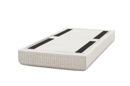 Pouf convertible et modulable - Velours côtelé XL Blanc