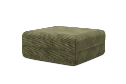 Pouf convertible et modulable - Velours côtelé Vert