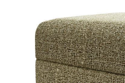 Pouf convertible et modulable - Tissu tweed Vert