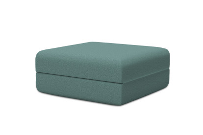 Pouf convertible et modulable - Tissu lisse Vert