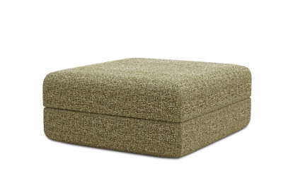 Pouf convertible et modulable - Tissu tweed Vert