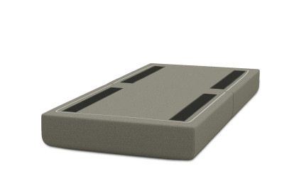 Pouf convertible et modulable - Tissu lisse Taupe
