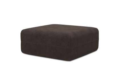 Pouf non convertible et modulable - Velours côtelé Marron