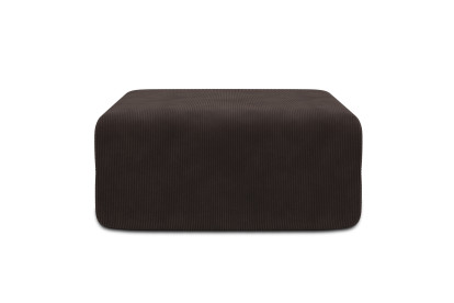 Pouf non convertible et modulable - Velours côtelé Marron