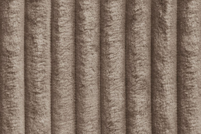 Pouf non convertible et modulable - Velours côtelé XL Marron