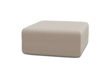 Pouf non convertible et modulable - Tissu lisse Beige