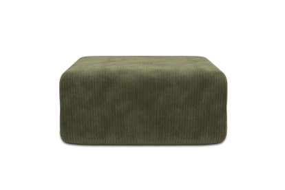 Pouf non convertible et modulable - Velours côtelé Vert