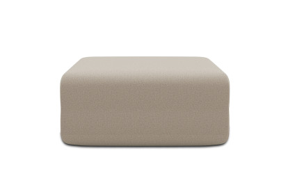 Pouf non convertible et modulable - Tissu lisse Beige
