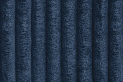 Pouf non convertible et modulable - Velours côtelé XL Bleu