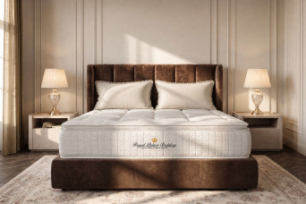 Matelas 200x200 cm Ressorts ensachés et Mémoire de forme - George V