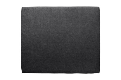 Tête de lit 150 cm Tapissée - Tissu Toile Natté Noir