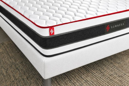 Matelas 180x200 cm Ressorts ensachés et Mémoire de forme - Energy