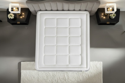 Matelas 90x200 cm Ressorts ensachés et Mémoire de forme - Trente