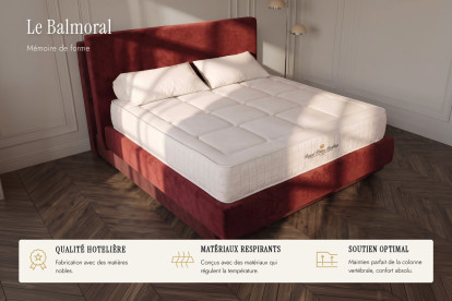 Matelas 140x190 cm Mémoire de forme - Balmoral