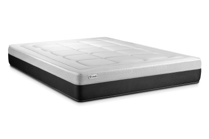 Ensemble Matelas Sommier 200x200 cm - Sommier Noir (en kit) - Vital Form