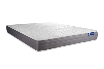 Ensemble Matelas Sommier 180x200 cm - Sommier Gris (en kit) - Actiflex Dream