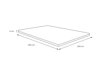 Surmatelas 200x200 cm - Cocoon Bio