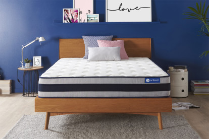 Matelas 160x200 cm Ressorts ensachés et Mémoire de forme - Actiflex Ergo