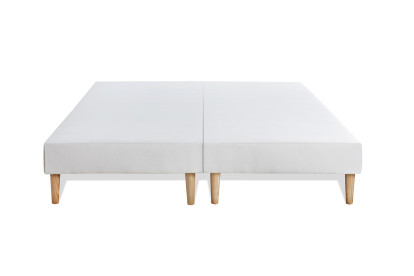Ensemble Matelas Sommier 180x200 cm - 2 Sommiers Blanc - Le Doux