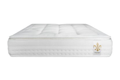 Pack lit complet 160x200 cm - Matelas + 2 Sommiers Blancs + 2 oreillers + Couette - Vingt-Huit PLUS