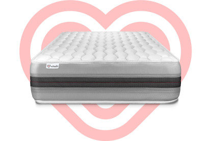 Matelas 90x200 cm Ressorts ensachés et Mémoire de forme - Vitalspring Recover