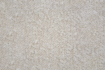 Lit 150x200 cm - Sommier tapissier H29 cm + tête de lit capitonnée - Tissu Bouclette Beige Clair
