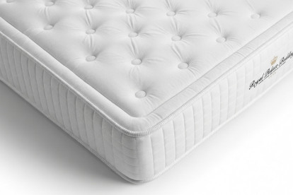 Ensemble Matelas Sommier 180x220 cm - Sommier Blanc (en kit) - Buckingham