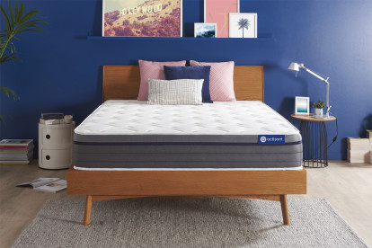 Matelas 160x200 cm Ressorts ensachés et Mémoire de forme - Actiflex Zen
