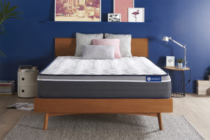 Matelas 180x200 cm Ressorts ensachés et Mémoire de forme - Actiflex Plus